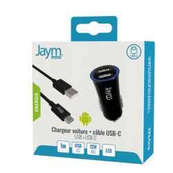 PACK CHARGEUR VOITURE 2 USB...